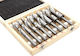 Kraft & Dele Set of 8 HSS-Co 14-25.5mm Drills Cobaltium with Cylindrical Shank for Metal και Wood