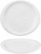 Cok Spain Silice Plate Shallow made of Porcelain White with Diameter 31cm