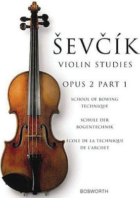 Bosworth Edition Sevcik - Violin Studies Op.2 Metodă de învățare pentru Vioară Partitura clasică