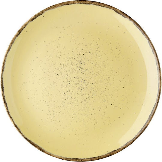 Lukanda Plate Shallow made of Porcelain Beige with Diameter 27cm Lukanda Plate Shallow made of Porcelain Beige with Diameter 27cm