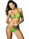 Marko Padded Bikini Set Bra & Slip Bottom with Laces Anis Green