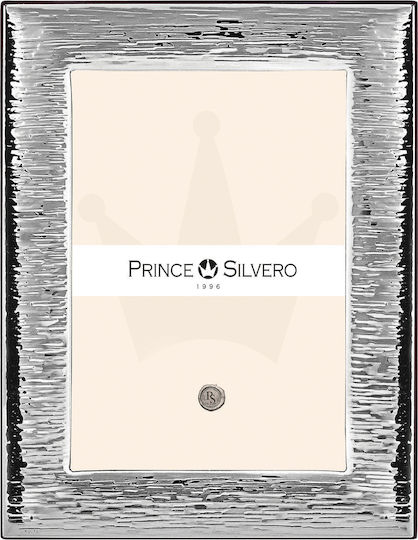 Prince Silvero Κορνίζα Ασημένια με Ασημί Πλαίσιο