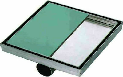Gloria Stainless Steel Rack Floor with Size 15x15cm Silver 251515
