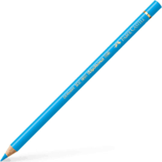 Faber-Castell Polychromos Colored Pencil Set Light Phthalo Blue 145 Package of 1 packages