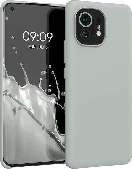 KWmobile Soft Flexible Back Cover Silicon Gri deschis mat (Xiaomi Mi 11)