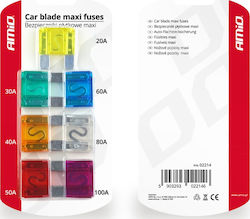 AMiO Car Fuse Set Blades 7pcs 02214