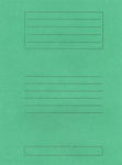 Exas Paper Folder with Ears for Paper A4 Green