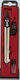 Kronos 423 Metallisch Zirkel mit Spitze, Bleistift in Fall