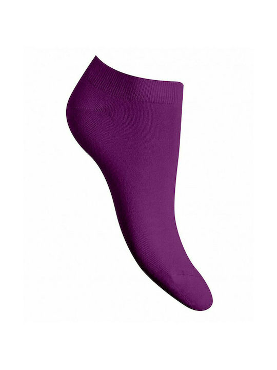 Walk Plain Socks Purple