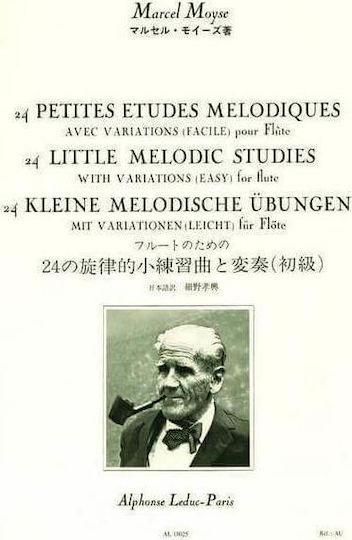 Alphonse Leduc Moyse - 24 Little Melodic Studies Sheet Music for Wind Instruments