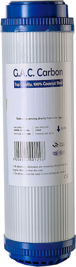 Veluda Countertop and Under Sink Water Filter Replacement made of Activated Carbon 10" GAC