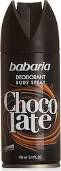 Babaria Chocolate Deodorant Body Spray 150ml