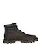 CAT Quadrate Men's Leather Boots Brown