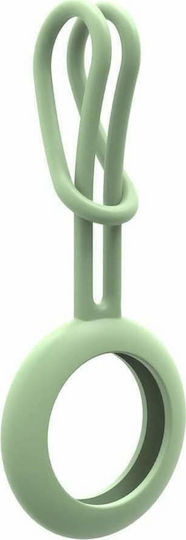 Hurtel Flexible Loop Schlüsselbund-Etui Silikon für AirTag Mint Green