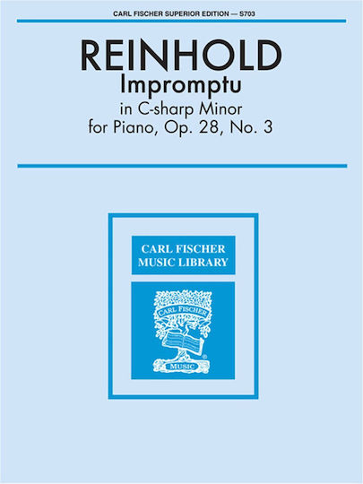 Carl Fischer Reinhold - Impromptu Op.28 N.3 pentru Pian