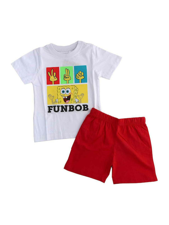 Nickelodeon Pijama pentru copii De vară Roșie
