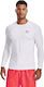 Under Armour HG Armour Fitted LS Herren Thermo Langarmshirt Weiß