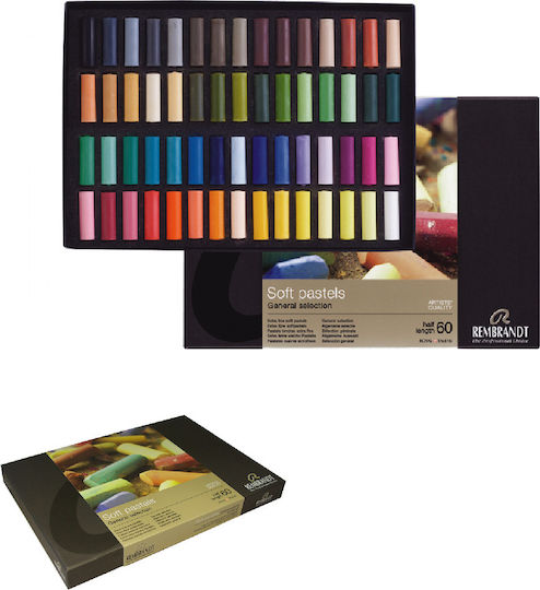 Royal Talens Rembrandt Soft Pastels General Selection Half Сет Пастели с 60 Цветове