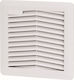 Hager Quadro Luftkanal Ersatz-Lüftungsgitter mit Filter 150x150mm für Fl210Z FL220Z