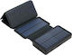 PowerNeed ES20000B Solar Power Bank 20000mAh cu 2 Porturi USB-A Negru