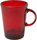 Espiel Tasse Glas Rot 1Stück