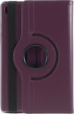 Rotating Flip Cover Synthetic Leather Rotating Purple (Galaxy Tab A7)