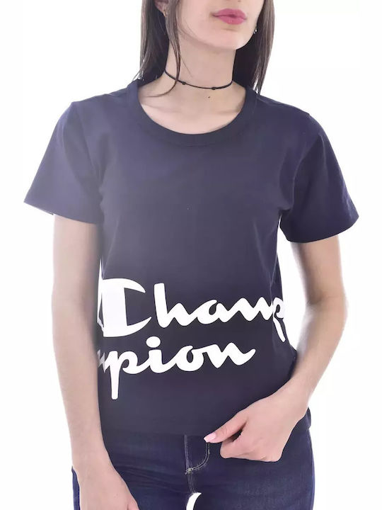 Champion Γυναικείο T-shirt Μπλε