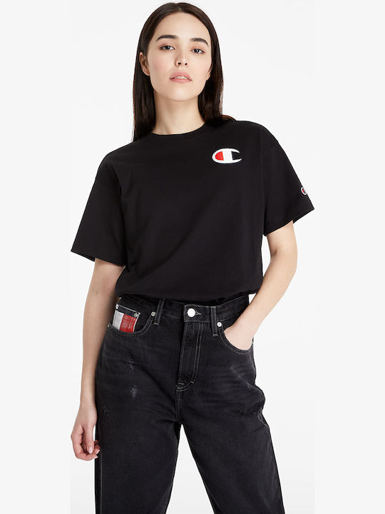 Rochester Γυναικείο Oversized T-shirt Μαύρο