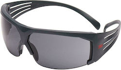 3M SecureFit SF602SGAF Safety Glasses with Gray Tint Lenses 70071696077