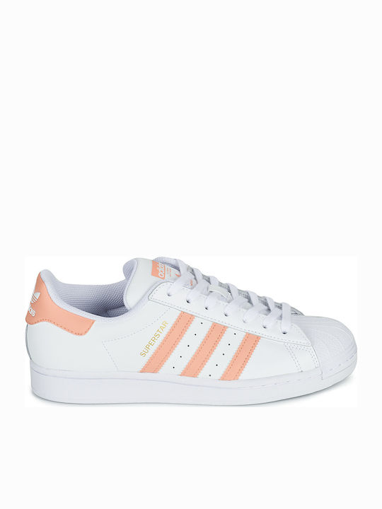 Adidas Superstar Γυναικεία Sneakers Cloud White / Ambient Blush