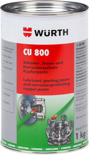 Wurth Cu800 Gras Cupru Temperatură Înaltă 1lt