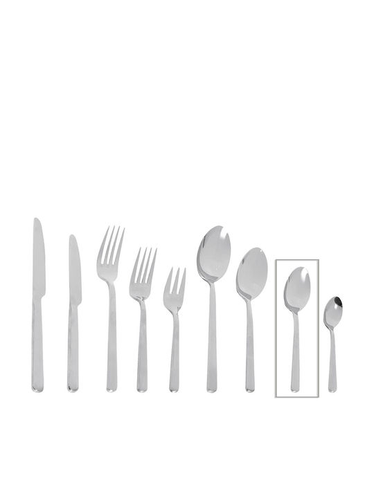 Espiel Fortune Spoon Set Desert / Ice Cream Stainless Silver 14.3cm CUS307K12 6pcs