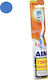 AIM Anti-Plaque Manual Toothbrush Medium Blue