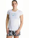 Arena Damen Sportlich T-shirt Weiß
