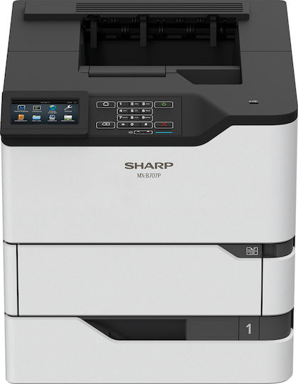 Sharp MX-B557P Black and White Laser Printer with WiFi and Mobile Printing