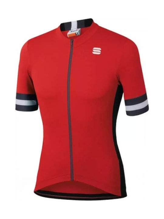 Sportful Kite Short Sleeves Cycling Jersey Red