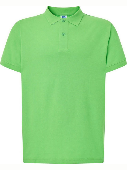 JHK PORA-210 Men's Short Sleeve Promotional Blouse Green