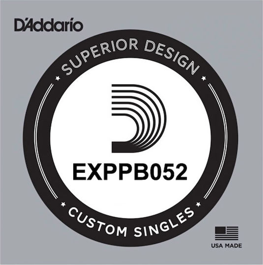 Daddario Superior Design Singles Μονή Χορδή Phosphor Bronze Ακουστικής Κιθάρας 52"