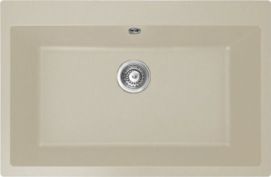 Duralit KZ075U Undermount Μ76xΠ50cm Bianco Artico