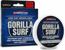 Tubertini Gorilla Surf Πετονιά Διάφανη 300m / 0.24mm