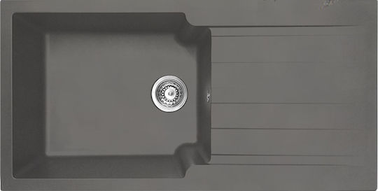 Duralit KS105 Drop-In Μ100xΠ50cm Gris Platinum