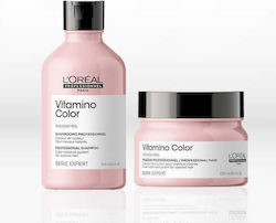 L'Oreal Professionnel Women's Hair Care Set New Serie Expert Vitamino Color with Mask / Shampoo 2pcs