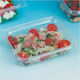 Disposable Plastic PET Tableware for Sweets 1500ml Transparent 50pcs
