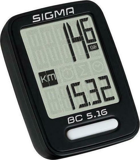 Sigma Sport BC 5.16 Αδιάβροχο Ενσύρματο Κοντέρ Ποδηλάτου