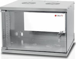 Techly 19" 6U Professional Wall Mounted Rack Cabinet