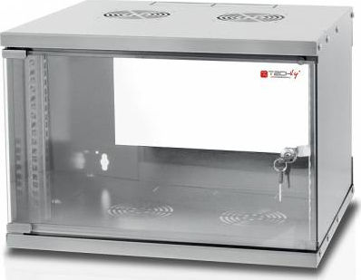 Techly 19" 6U prof. 320 Wandmontiert Rack-Schrank 6U 50x32x35cm Gray I-CASE EL-1006G32
