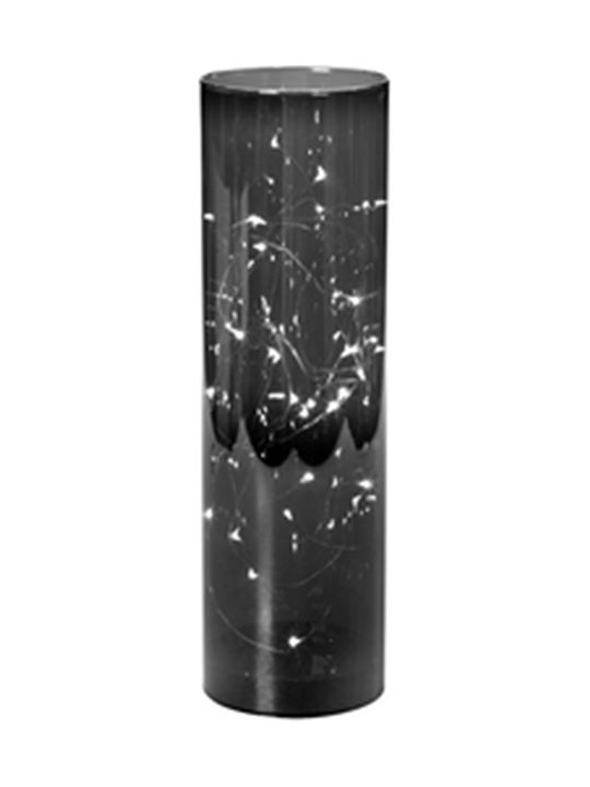 Weihnachtliche Schneekugel Beleuchtet 1Stück Glaszylinder mit LED 20cm