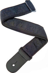 Daddario Planet Waves Black Satin Strap Strap for Guitar / Bass Black 50B01