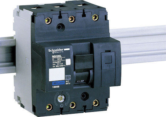 Schneider Electric Siguranță automată 80A Tripolară AC 18856