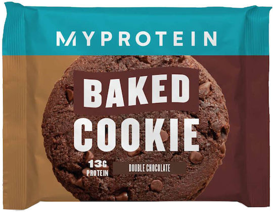 Myprotein Μπισκότα Πρωτεΐνης Protein Cookie Baked Double Chocolate με Κομματάκια Chocolate 75gr